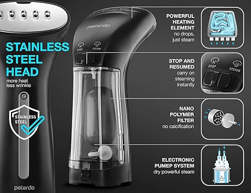 Miniatura 4 de Polardo - Vaporizador de ropa de viaje