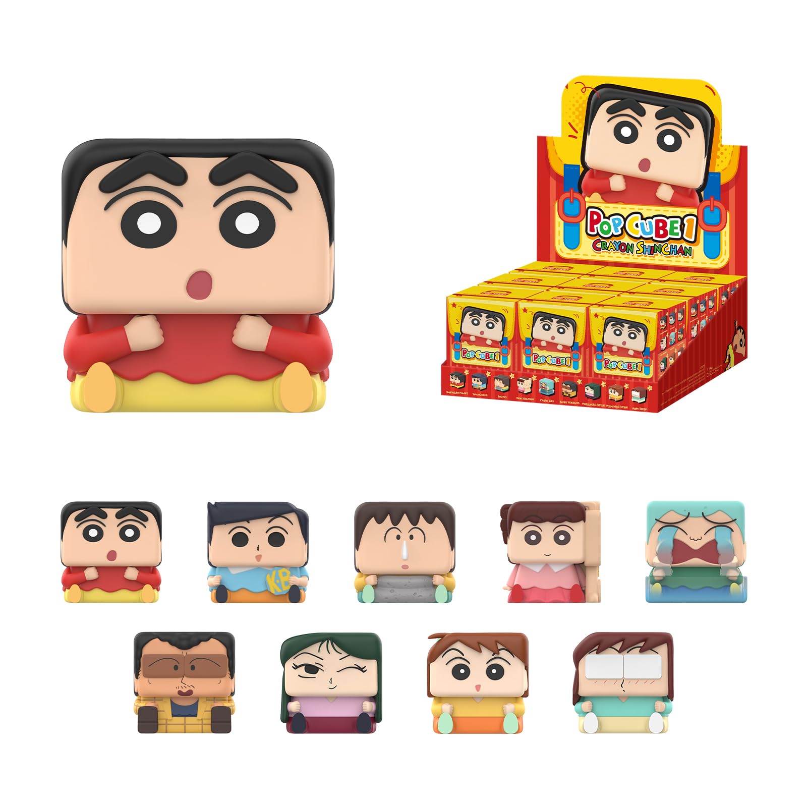 Amazon | POP MART クレヨンしんちゃん POP CUBE-1 シリーズ【アソート