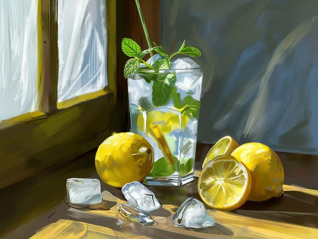 Diamond Painting Adulte cabane au citron pour un salon lumineux et relaxant