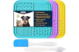 LUKITO 3PCS Lick Mat for Dogs and Cats: Soothe Your Furry Friends with Delicious Distractions