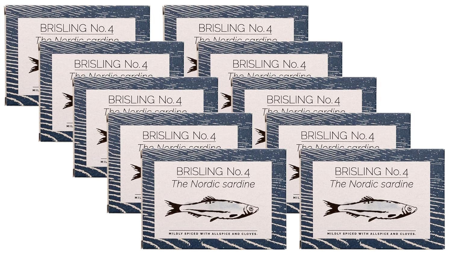 Fangst Brisling No. 2 | Tinned Nordic Sardine Smoked Over Beech Wood | 10 x 100g Can