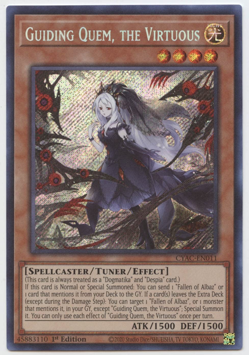 Amazon.com: YU-GI-OH! Guiding Quem, The Virtuous - CYAC