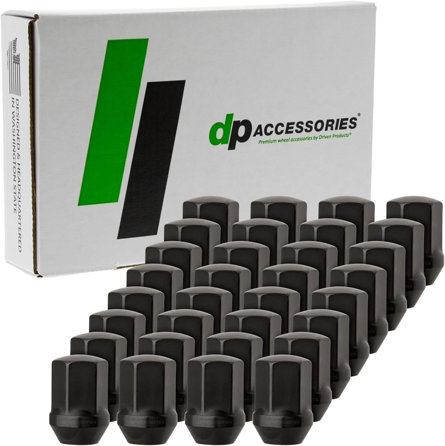 DPAccessories Chrome Lug Nuts | Compatible Replacement for Dodge-Jeep-RAM | 6509422AA | Factory/OEM Wheels Only | Set of 23 | LCB3D8HCOCH04023