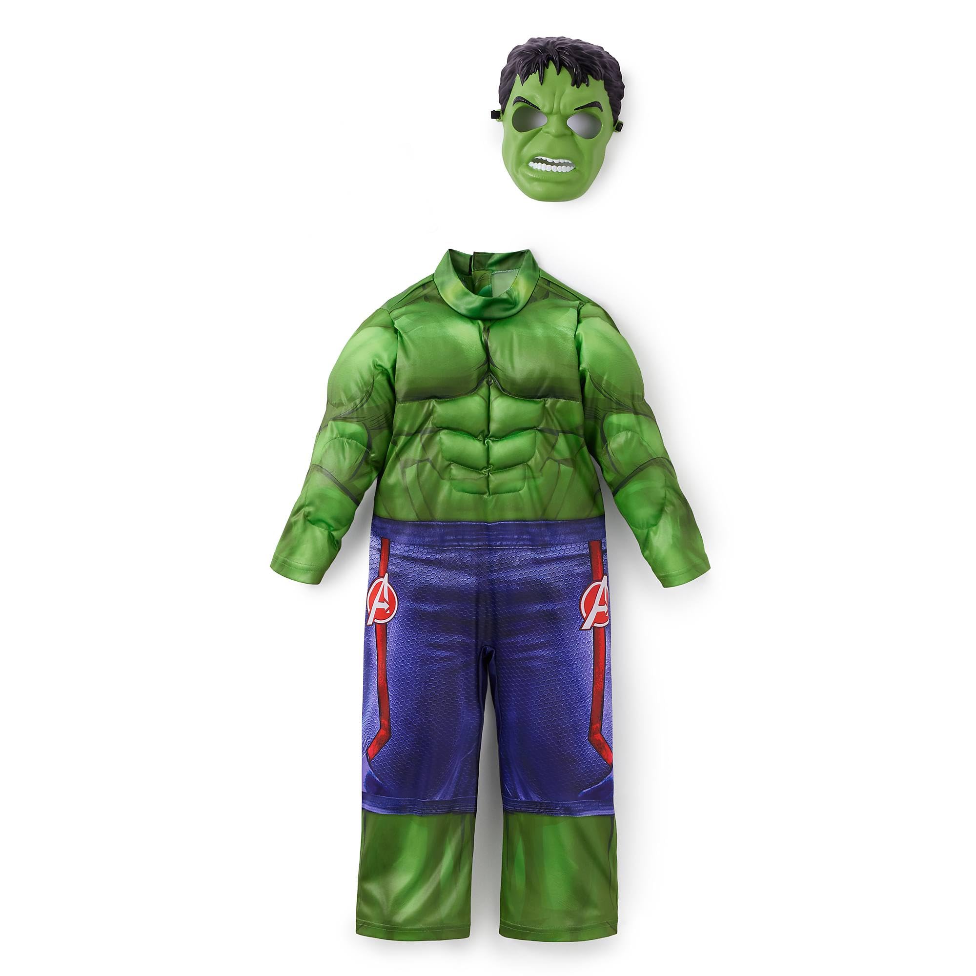 Disney Store Official Incredible Hulk Costume for Kids – Marvel Superhero Fancy Dress Outfit