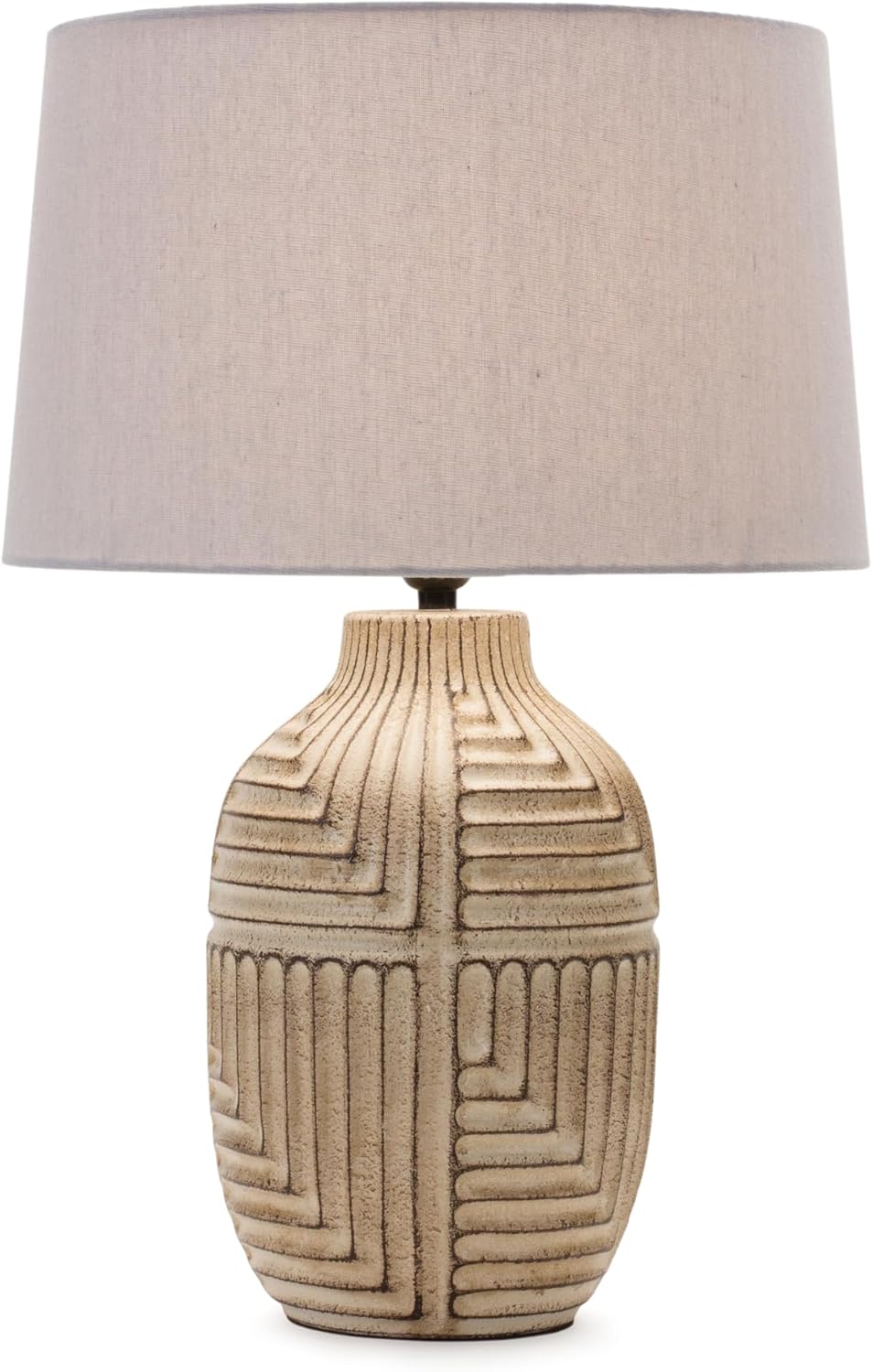 Beige Ceramic Table Lamp