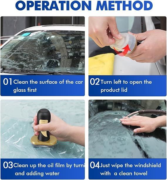 Car Windshield Cleaner, Glass Oil Film Remover
