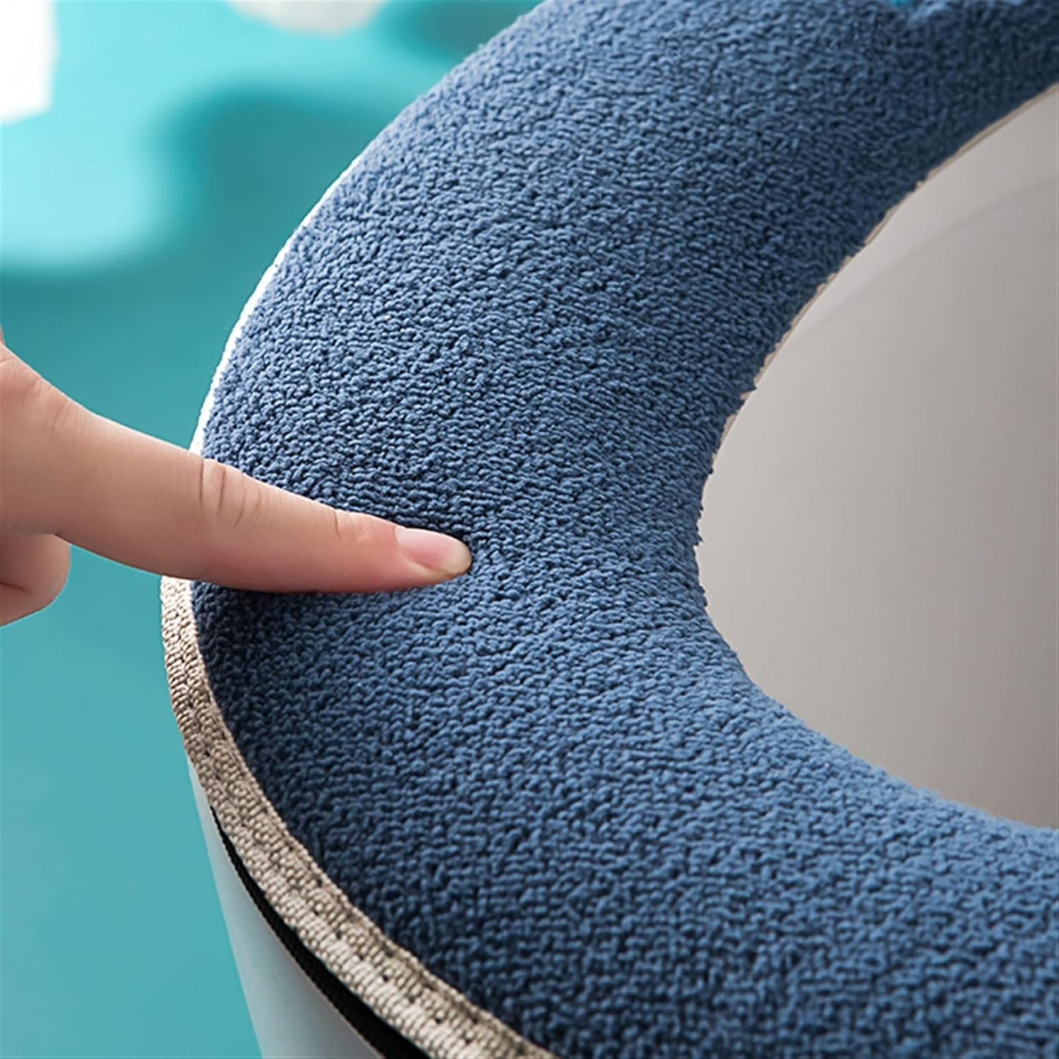 Toilet Seat Cover Household Paste Type Universal Summer Toilet Zipper with Soft Seat Cushion Toilet seat