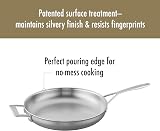 Demeyere Industry 5, 12.5-inch Stainless Steel Fry Pan with Helper Handle, 5-Ply Construction, Compatible on all Stovetops, Made in Belgium - 3