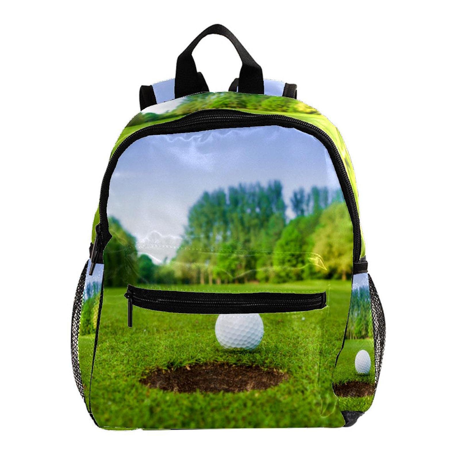 Mochila para niños de 12 pulgadas con diseño de golf para estudiantes 6