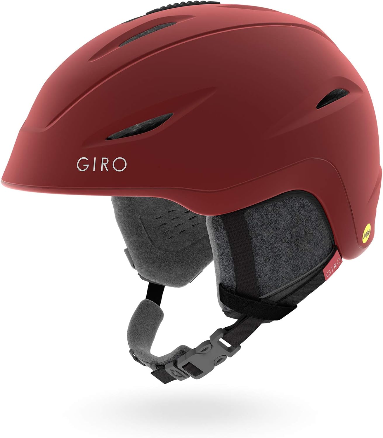 Giro Fade MIPS Ski Helmet - Snowboard Helmet for Women & Youth - Matte Scarlet Peak SM 52-55.5cm