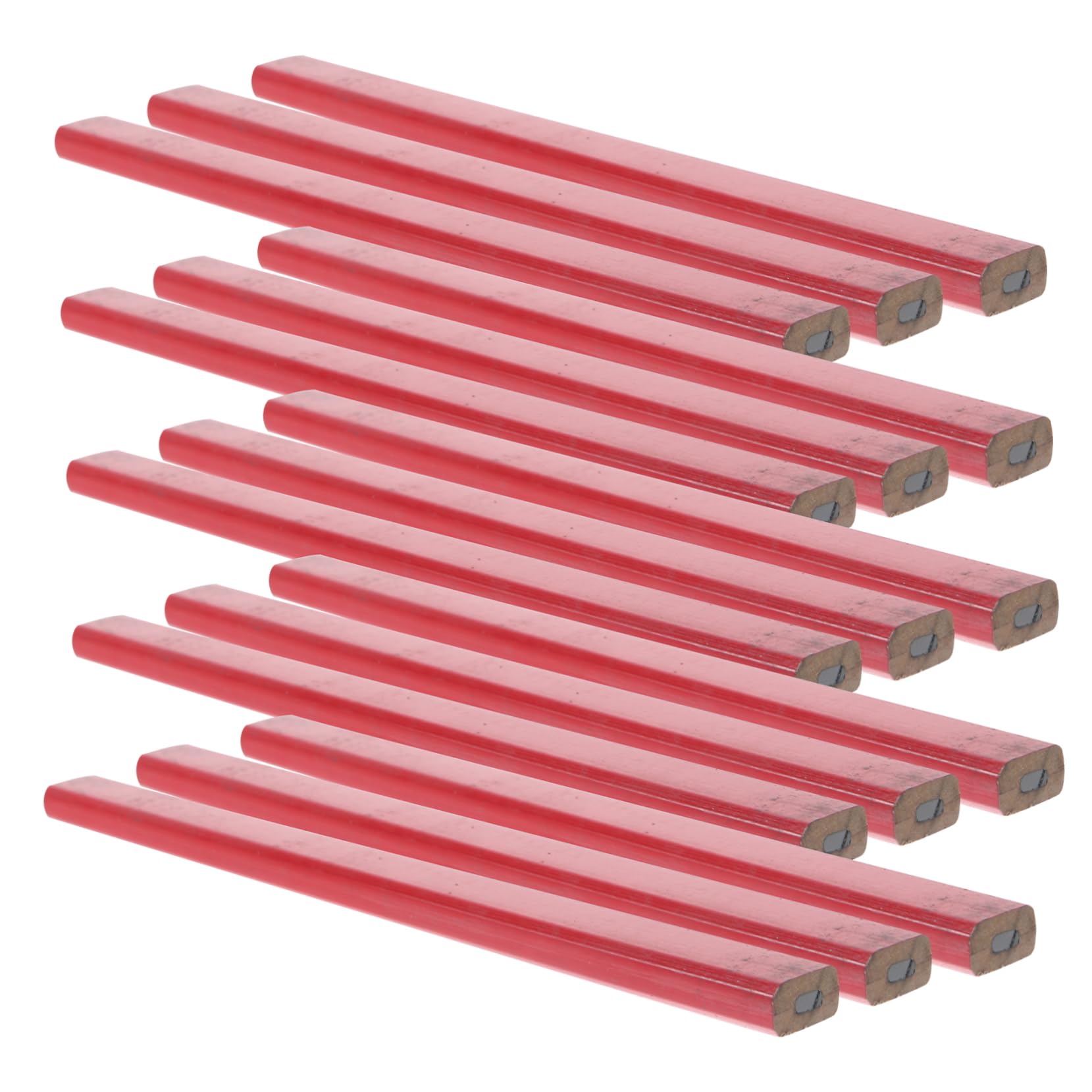 Tofficu 5 Ensembles Crayon Constructeurs En Gros Esquisse Travail Du Bois Crayons D'encadrement Des Crayons Crayon De Construction En Bois Rouge 20 Pièces * 5