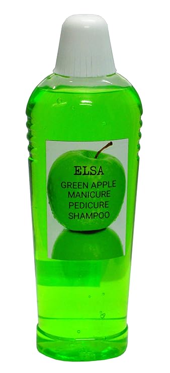 Elsa Manicure and Pedicure Green Apple Therapeutic Shampoo to Detoxify The Skin and Helps in Removing Dirt Salon Pack