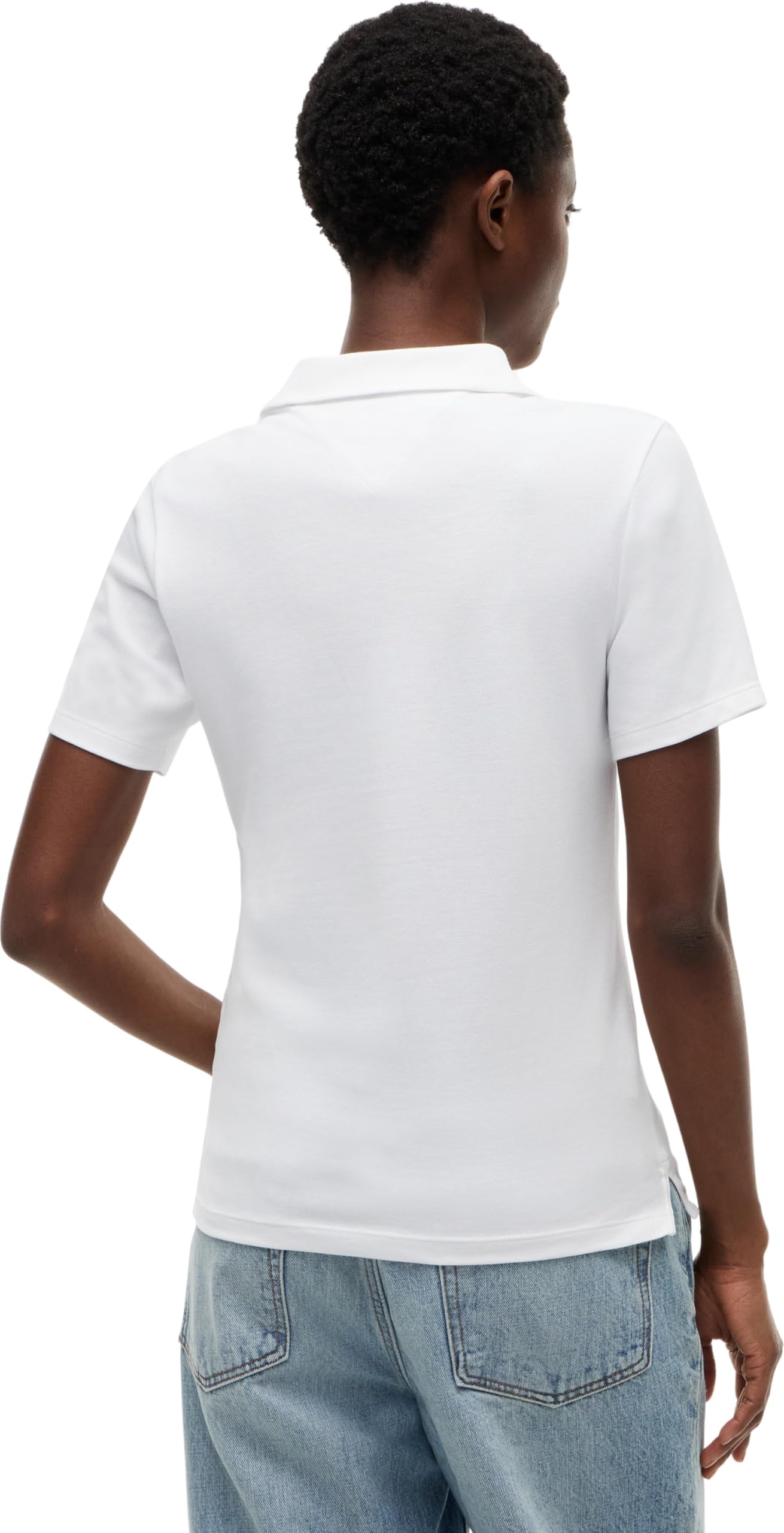 Tommy Hilfiger Polo Manches Courtes Femme 1985 Polo Slim Fit