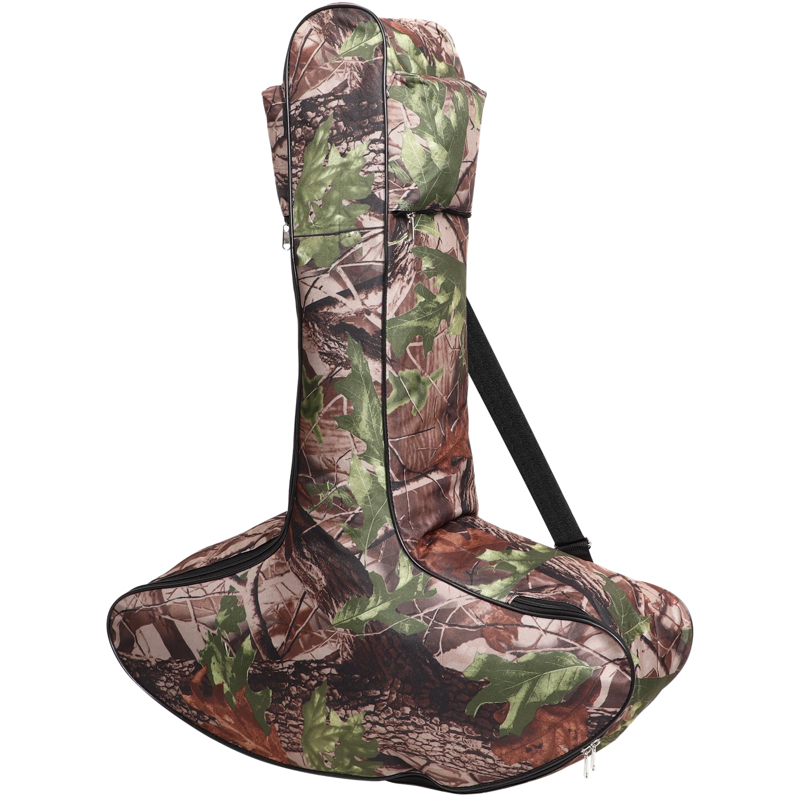 Étui souple pour arbalète, sac de transport souple avec sangle de sac à dos, ajustement universel, sac d'arbalète en forme de T réglable pour la pratique de la chasse, 91,4 x 71,1 x 22,9 cm