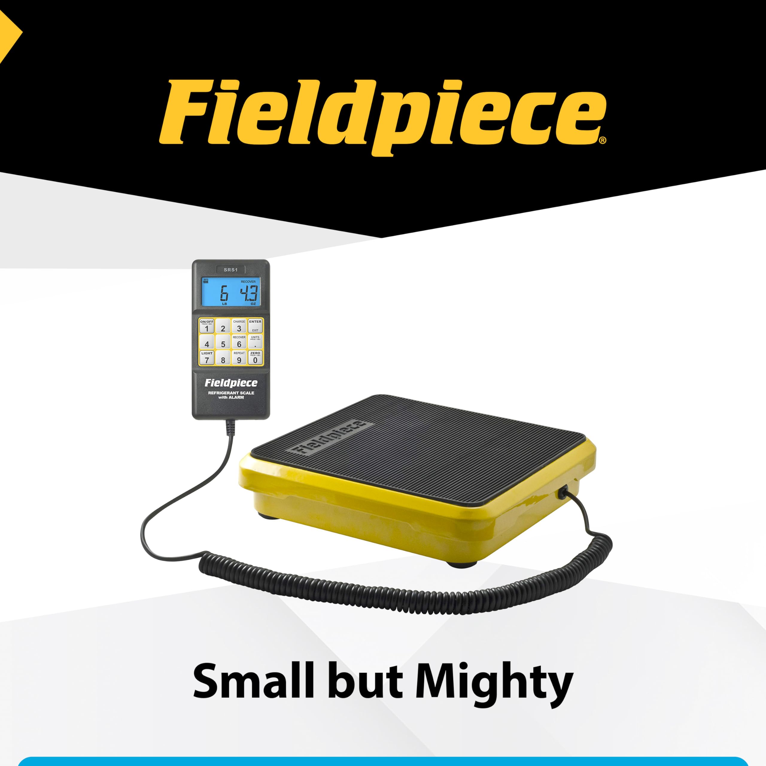 Fieldpiece SRS1 residenciales y comerciales ligeros refrigerante escala