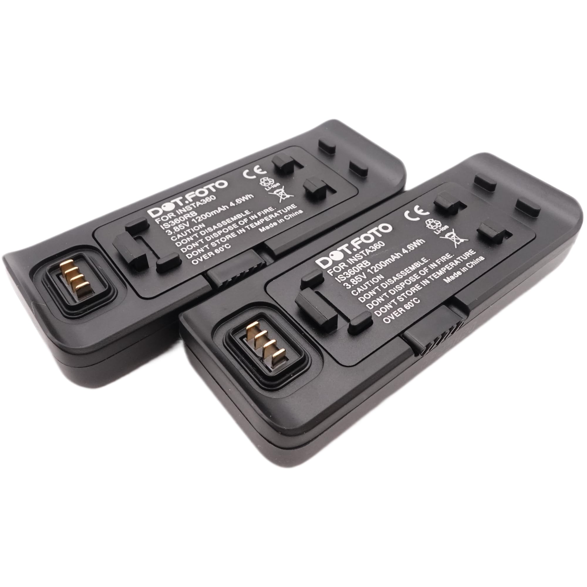 PATONA Batteria Ricambio Per Insta360 One X2 – 1700mAh, 3.85V, Impermeabile IPX8, Con Info-Chip, Compatibile Con IS360X2B