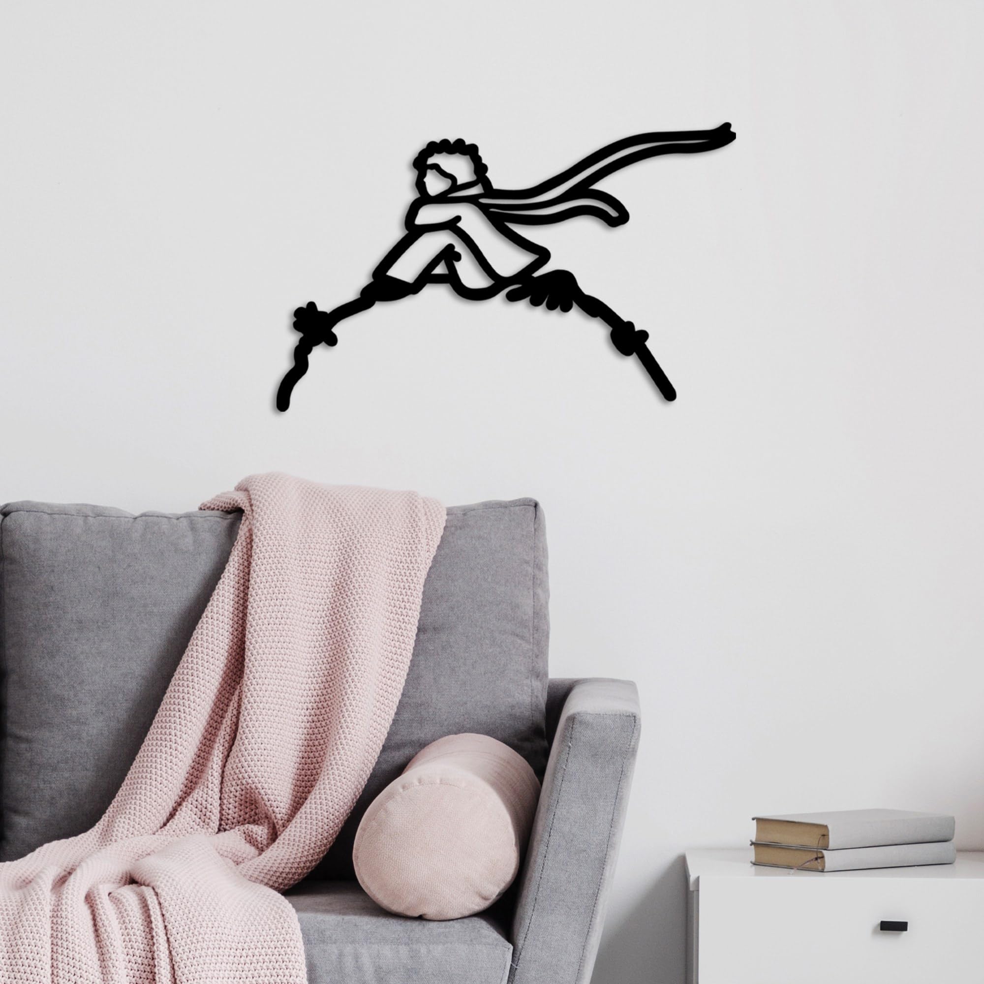 Décoration murale en métal de 1,5 mm d'épaisseur Hanah Home haut de gamme