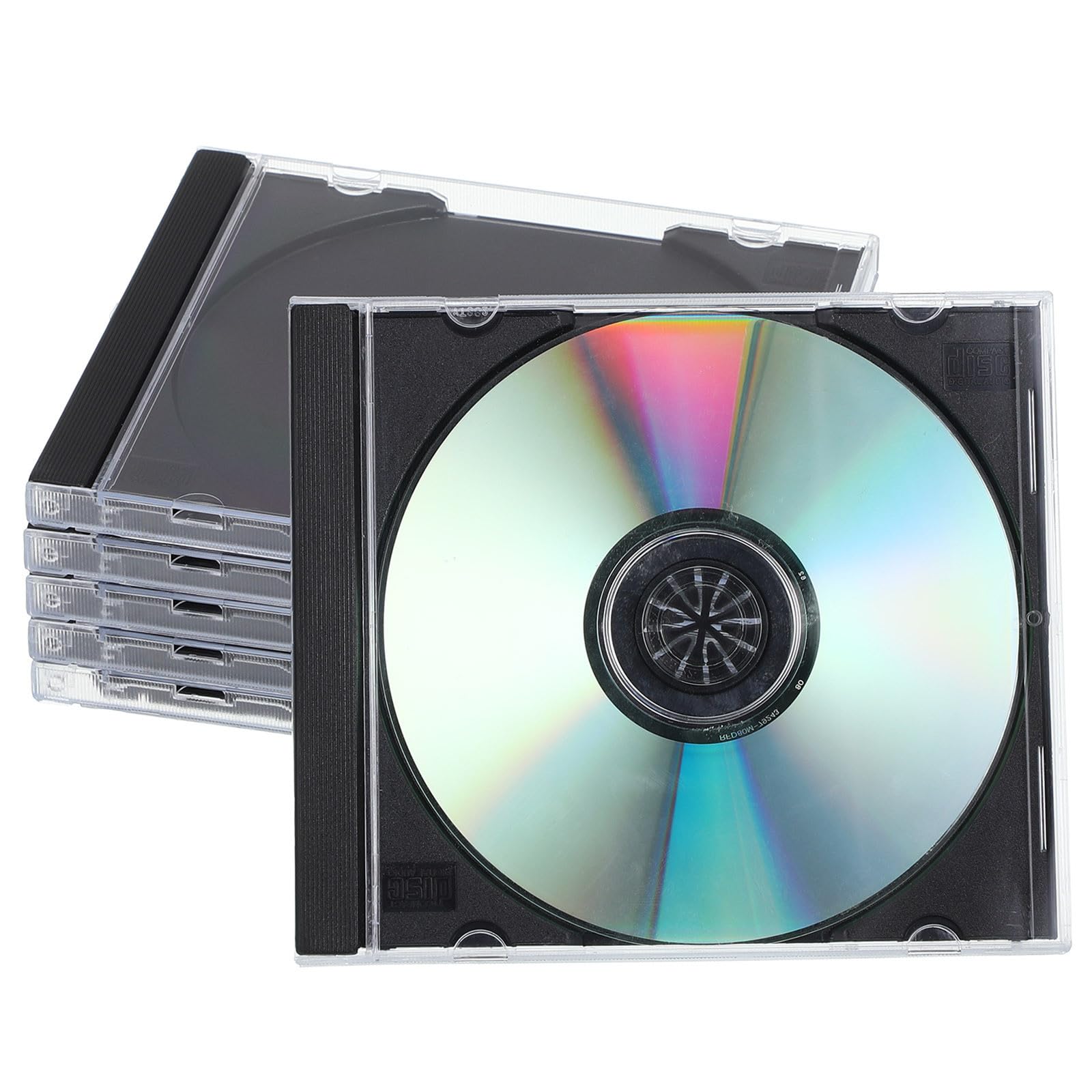 Caja para CD Beavorty de plástico resistente y diseño funcional para proteger tus discos y DVD