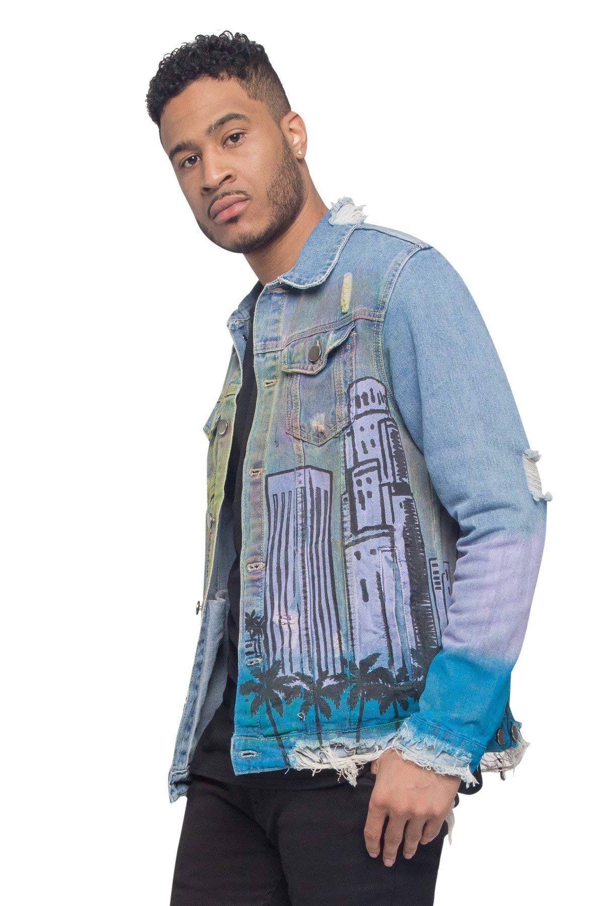 Distressed Denim Jacket 