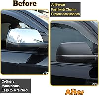 Vista 2 de CHEAYAR Tapa para espejo retrovisor de puerta compatible con Toyota Tundra 2014-2021, accesorios de automóvil, opaco, mate, cubierta de espejo