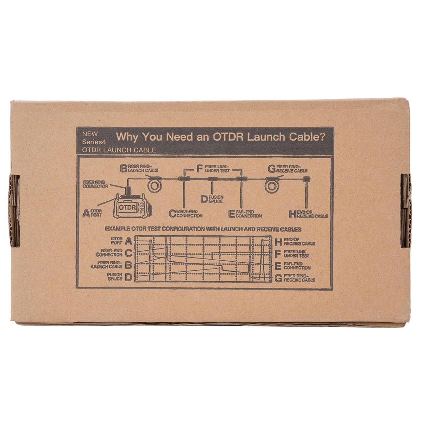 Câble Otdr Câble Fibre Plastique Fibre Optique Otdr Boîte de Câble Sc Sc Otdr Fiber Monomode 500M Bobine Amorce Fibreique