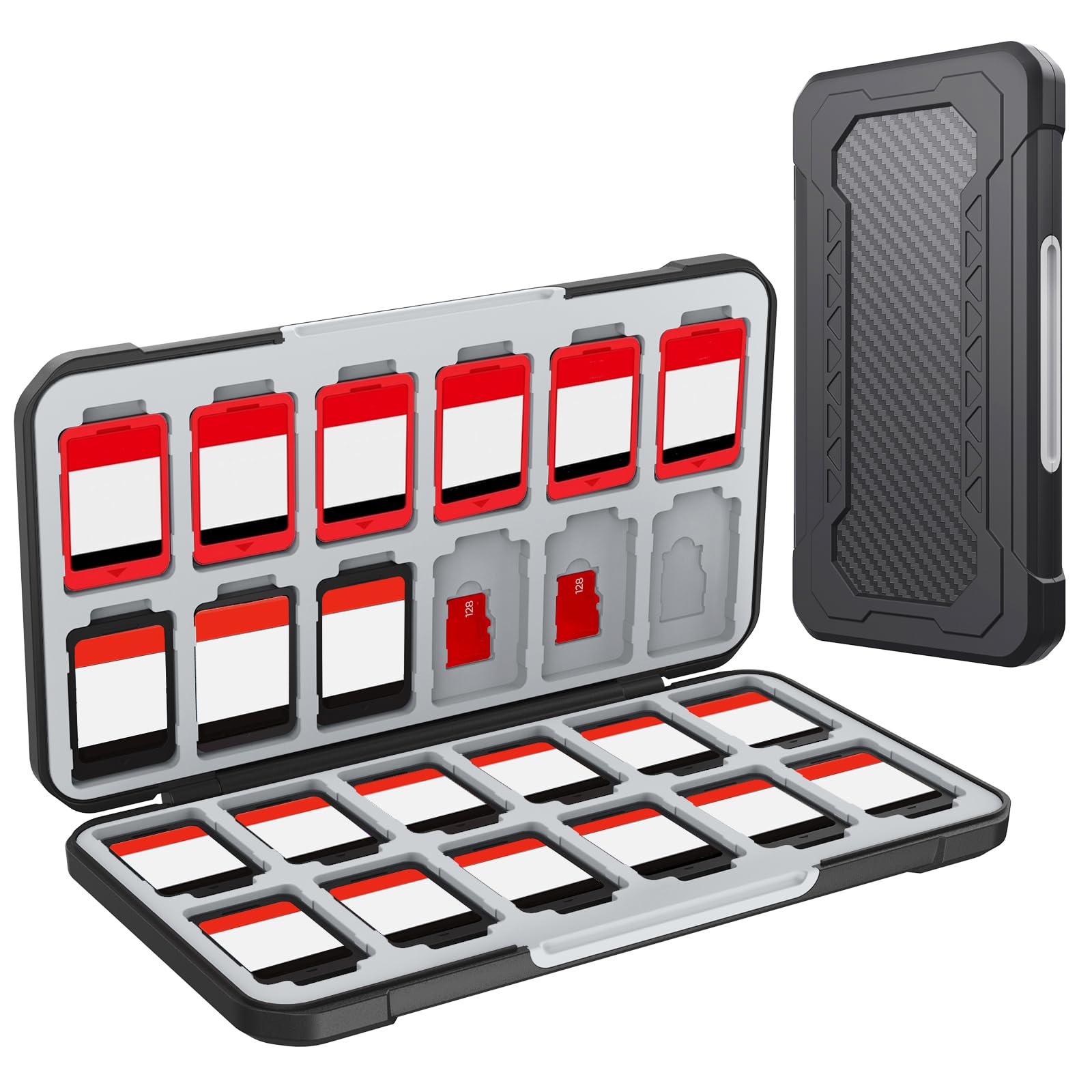 HEIYING Switch Game Case with 48 Precise Slots for Nintendo Switch 2 / OLED