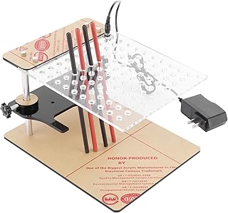BDM Frame Test Board with 4pcs Probe Pin Support for 22pcs BDM Adapter US Plug 110‑240V for BDM Frame ECU Programmer Tool ECU Chip Tool BDM Adapter ECU BDM Board Vehicle Accessory BDM Frame Test Board