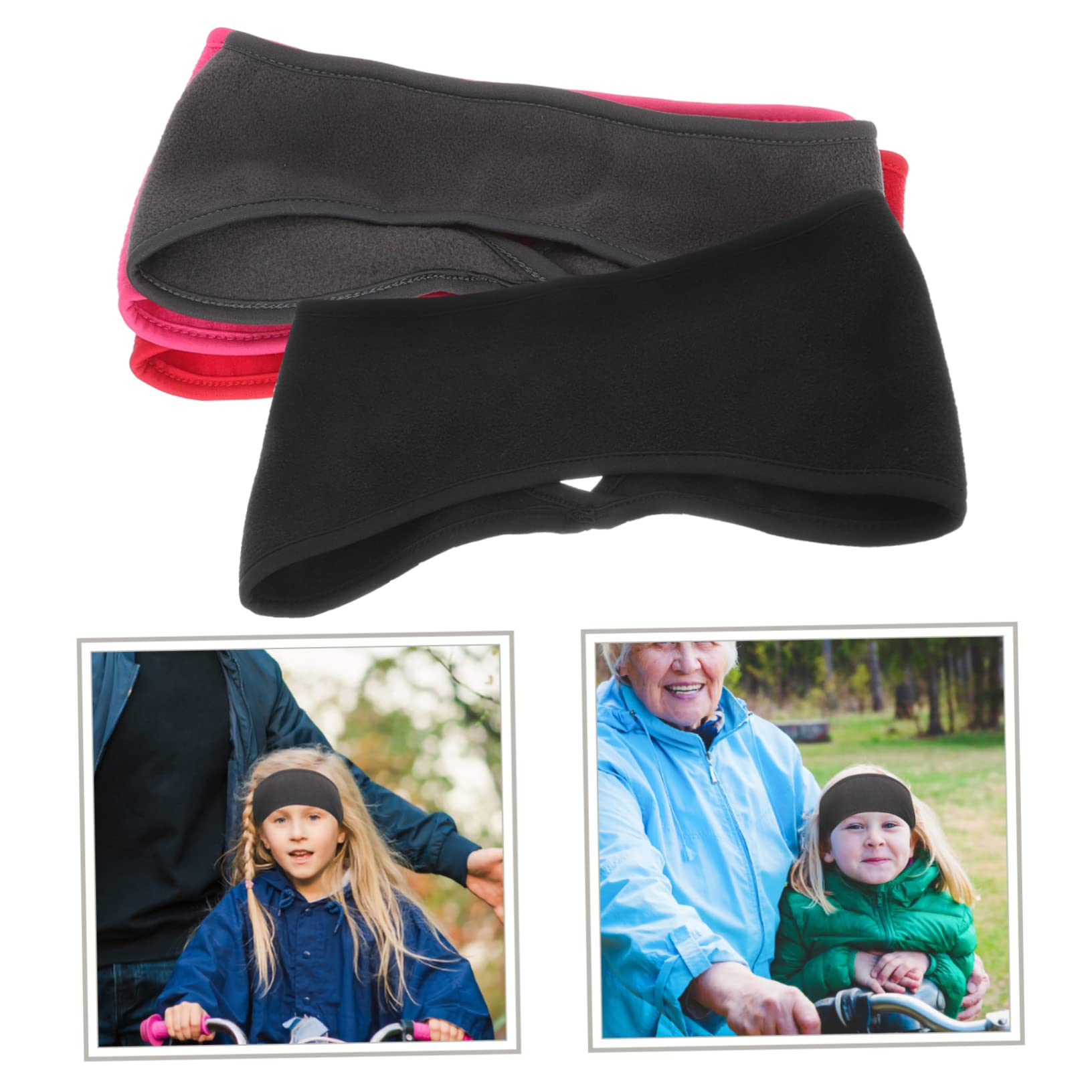 Lot De 3 Bandeaux Épais Et Coupe-Vent pour Lextérieur Confortables pour Le Sport La Randonnée Le Cyclisme Unisexes 4 Pièces X 3