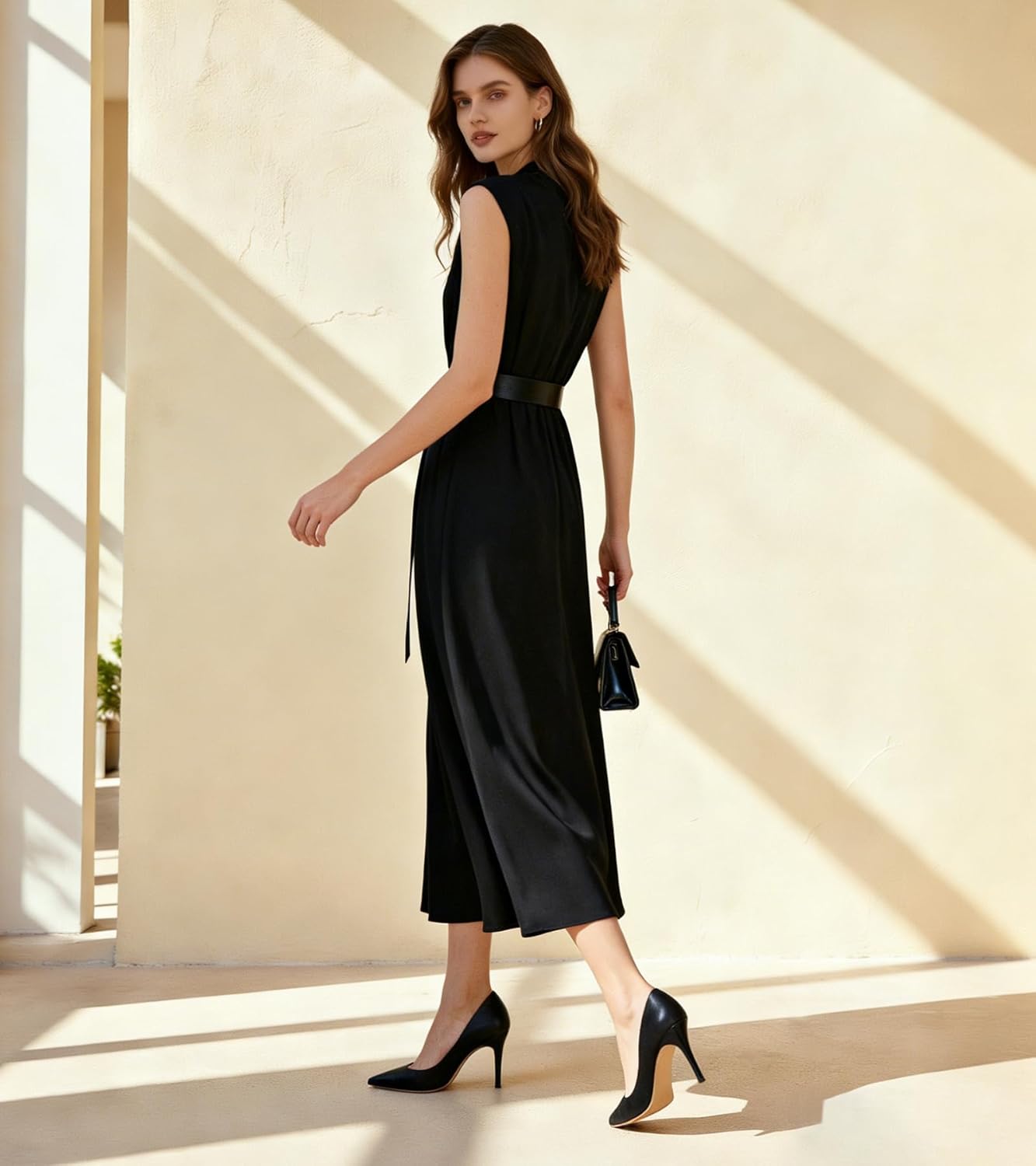 JOY IN LOVE Women's Pump Shoes 3.5" High Heels Pointy Toe Stiletto Pumps - Image 5