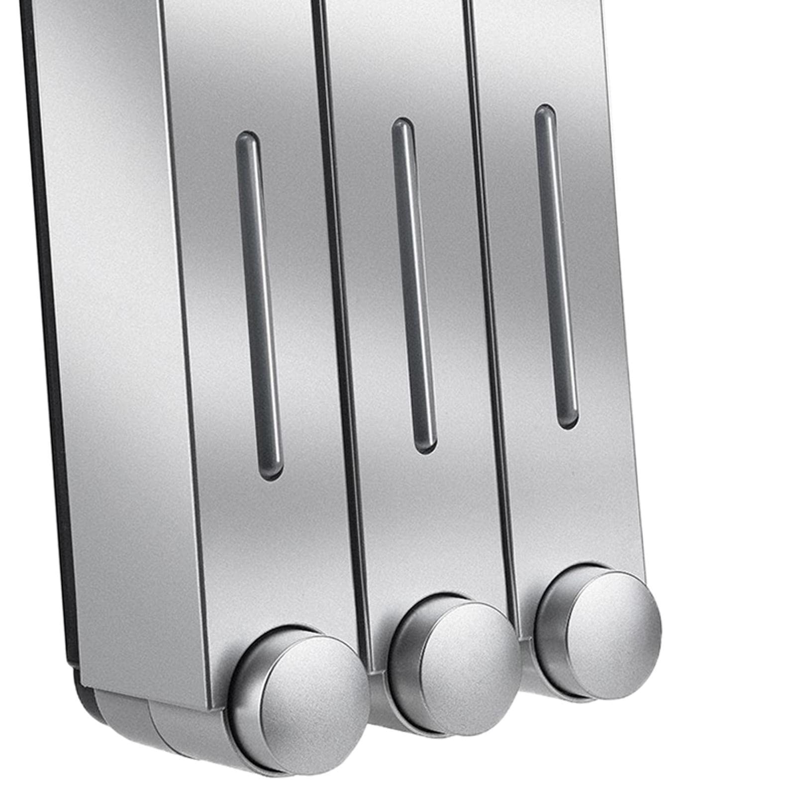 Handseifenspender Zur Wandmontage, Spender, Pumpenflasche, Tropfverschluss, Triple Silber