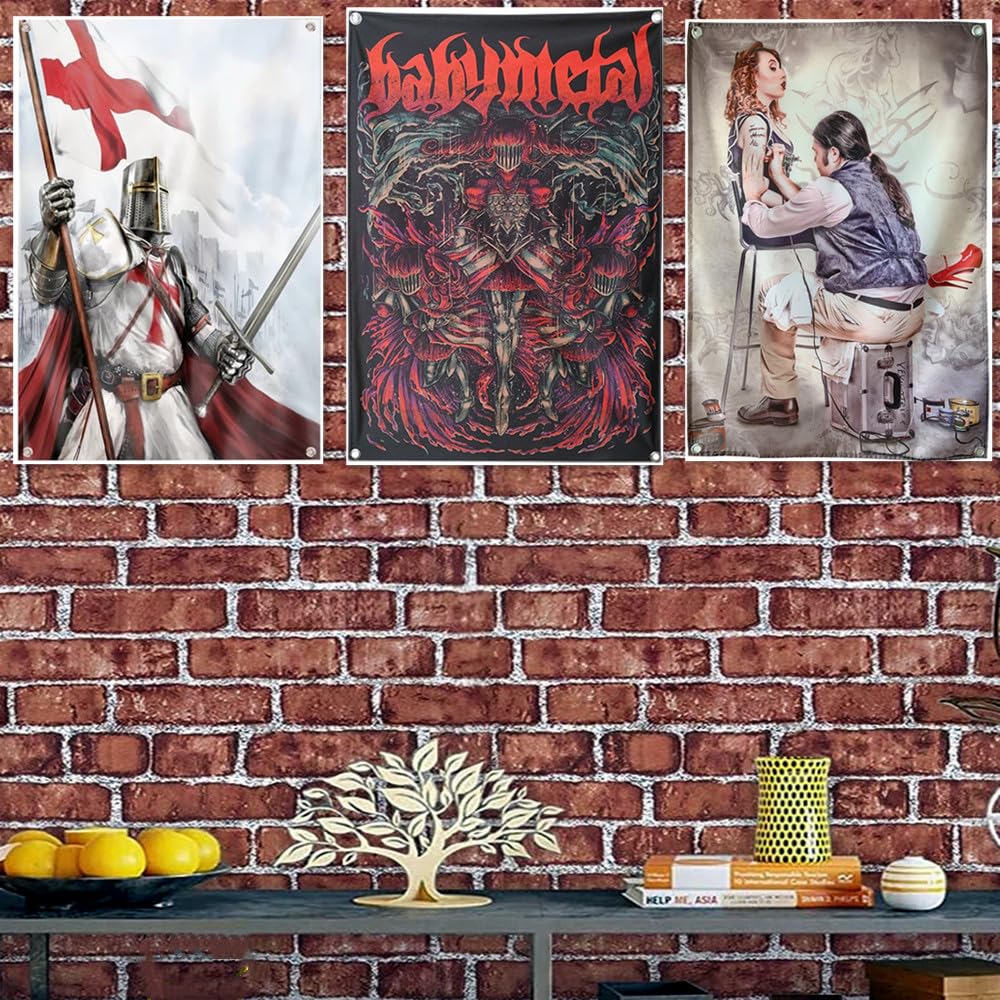 Amazon.co.jp: スカルアートオブデスフラッグタペストリー