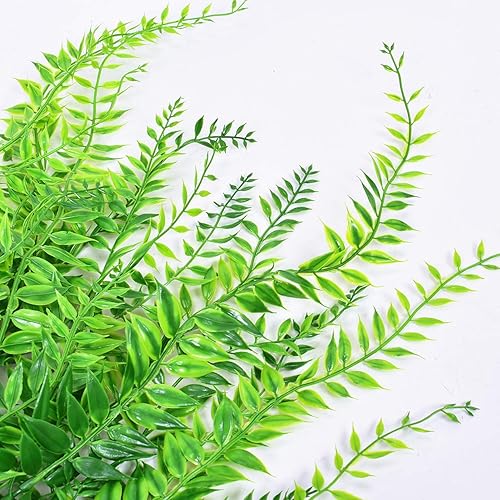 Miniatura 8 de PASYOU Plantas colgantes falsas para decoración, enredaderas artificiales, guirnalda de hiedra de plástico, decoración de hojas sintéticas de