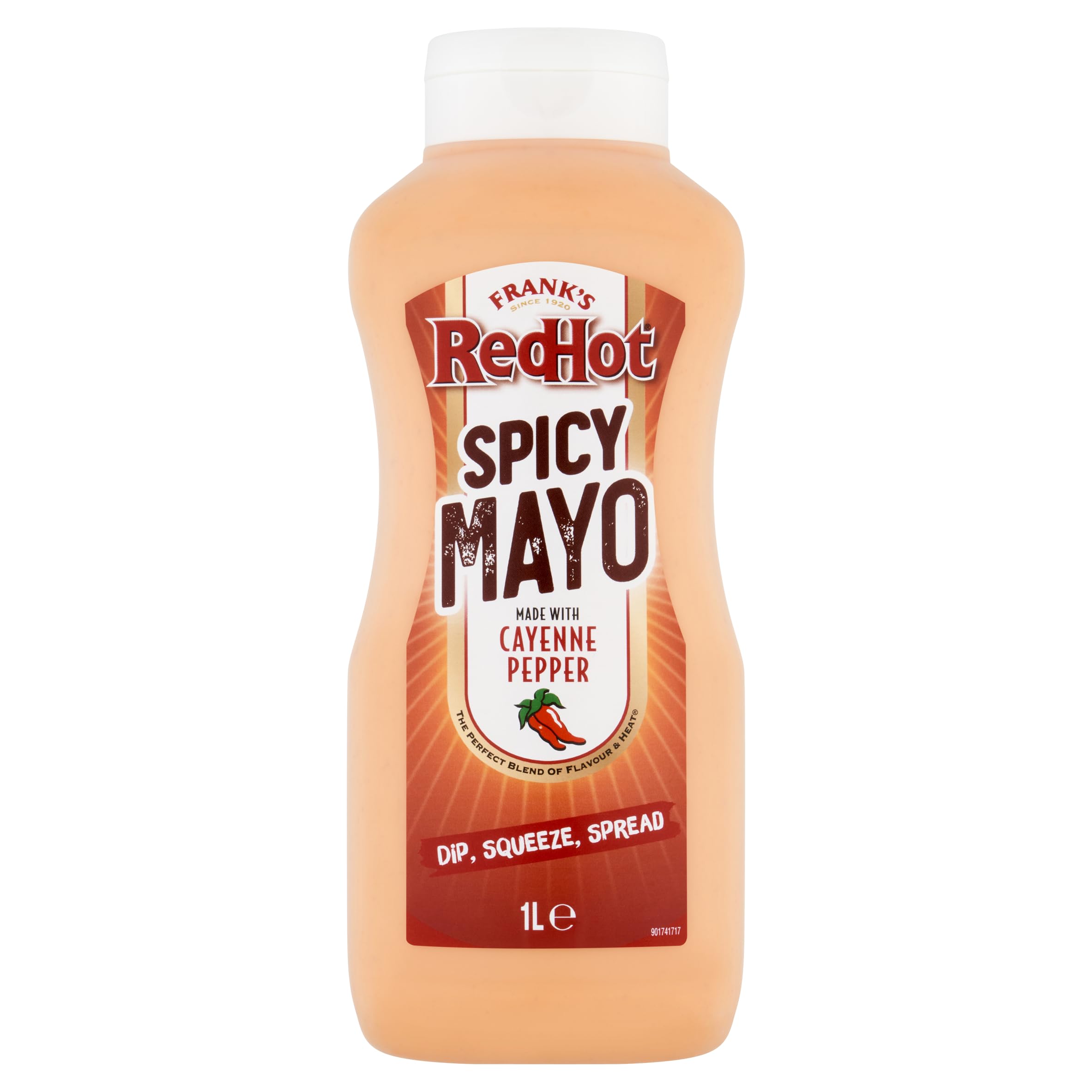 Frank’s RedHot Spicy Mayonnaise, Made with Cayenne Pepper, 1L