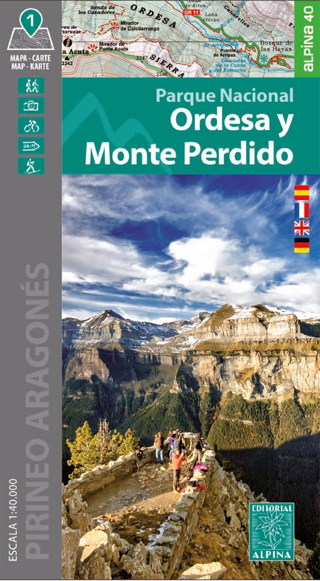 Ordesa y Monte Perdido PN carte&guide: Alpina40