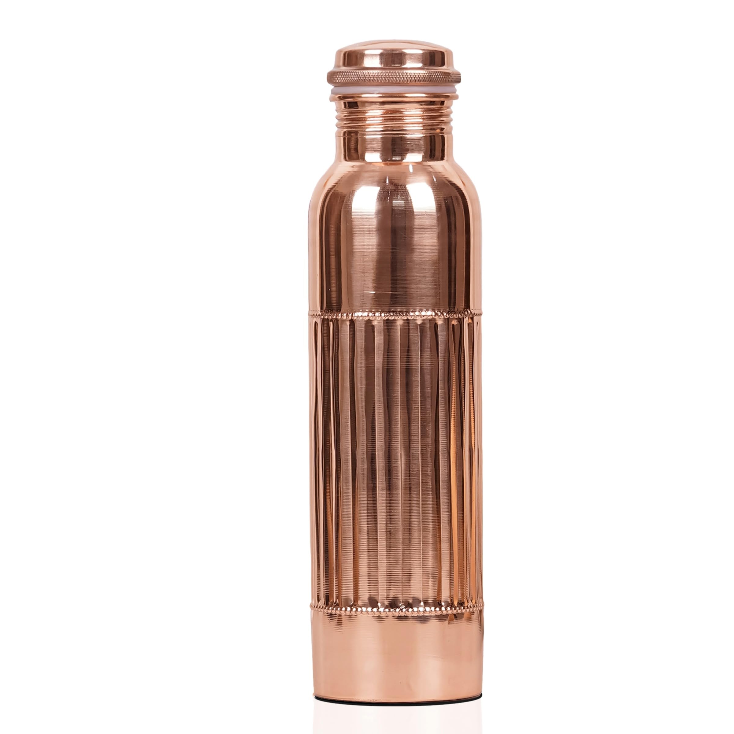 Amazon.com: FURNISHFUL FINESSE Pure Copper Water Bottle 34oz (1