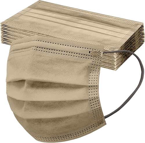 Paquete de 50 mascarillas desechables de 5 colores para adultos, multicolor, 3 capas, desechables, seguridad facial para mujeres, hombres,