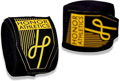 Miniatura 5 de Honor Athletics Premium Hand Wraps Stretch 180 Inches, 4.5M Thumb Loop Bandages Wrist Hand Protection, Boxing, Muay Thai Kickboxing Martial Arts