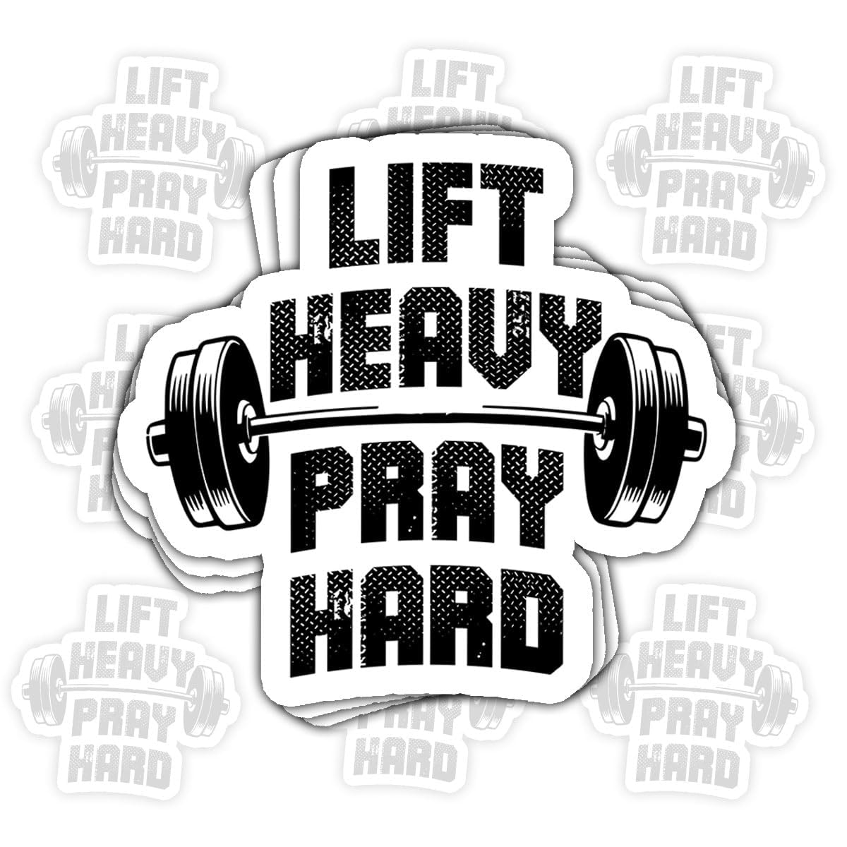 Autocollants gym imperméables pour gourde et voiture lot de 3 stickers durables