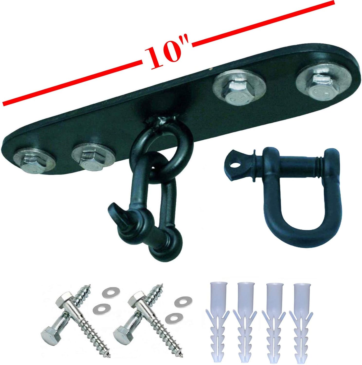 Islero Fitness Boxing Punch Bag Ceiling Hook Hanging Mount Steel Chain