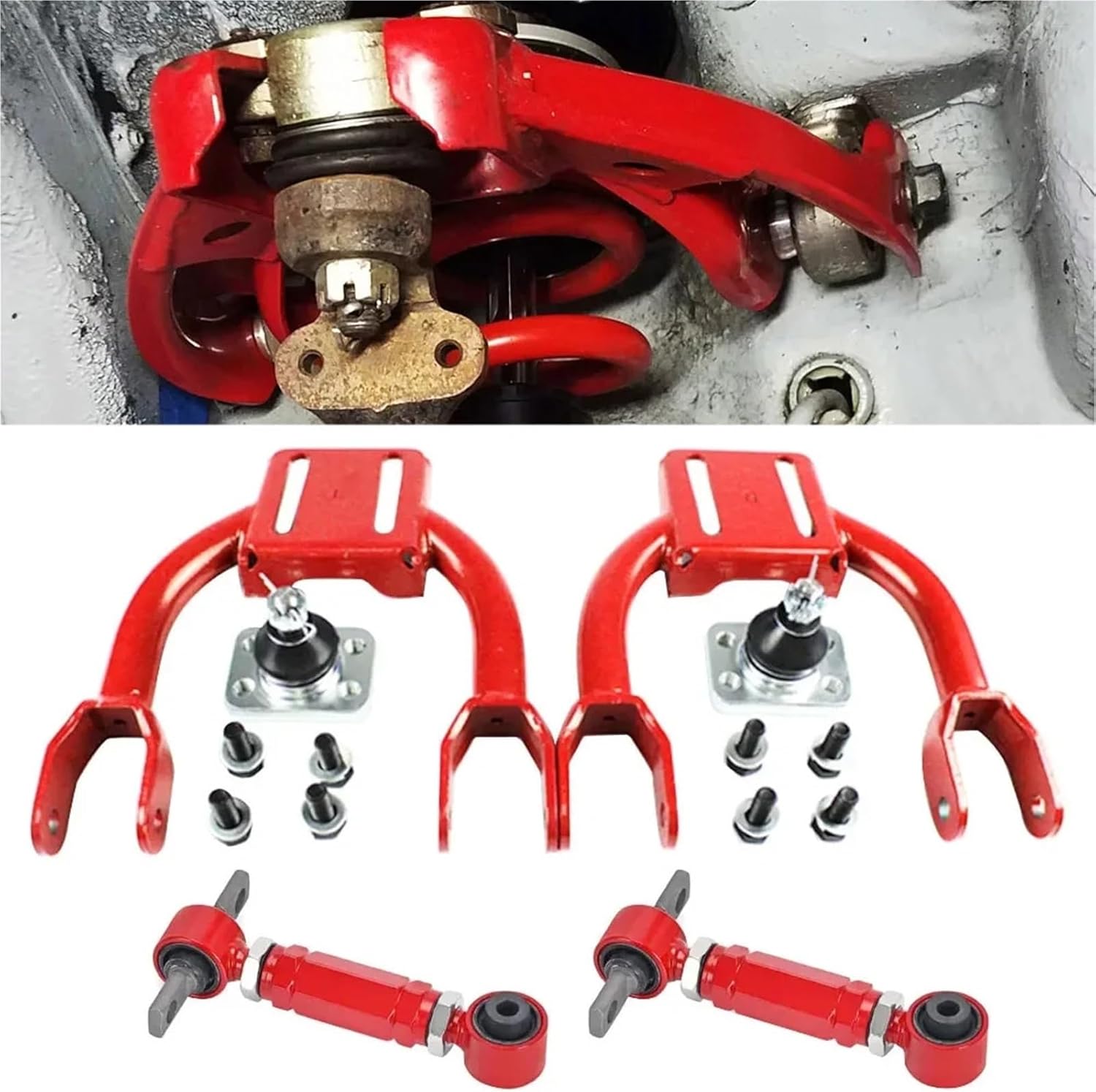 dc2 db8 eg6 調整式フロントアッパーアーム DC2 DB8 EG6等？ 調整式フロントアッパーアーム