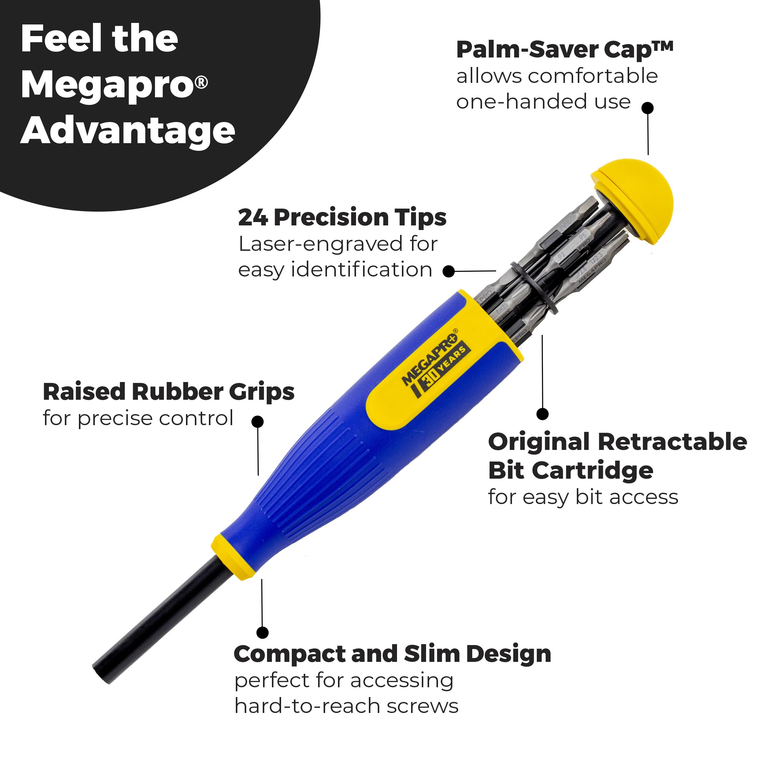 MEGAPRO® Cacciavite di precisione 24 in 1 Anniversary | Anniversary Edition | Driver di precisione