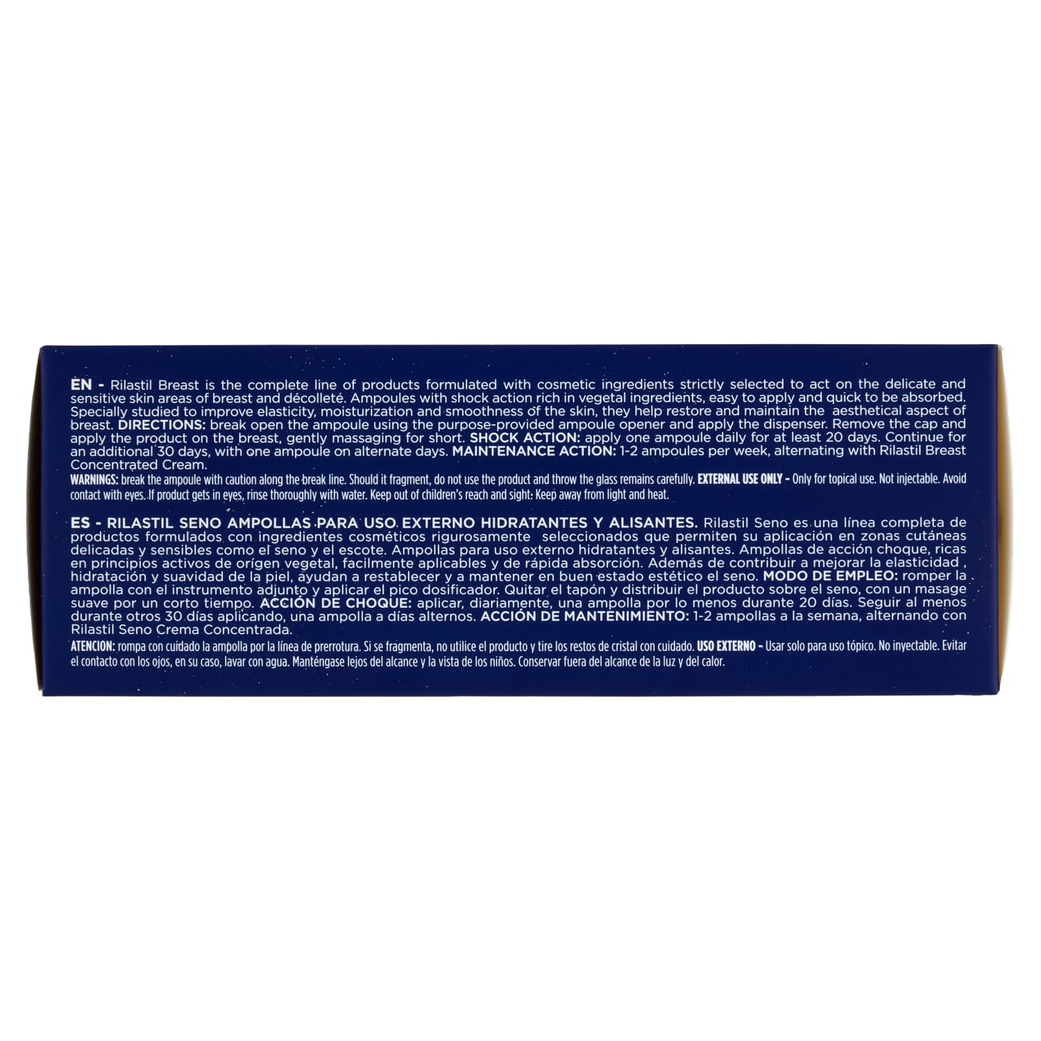 Rilastil Seno Ampullen, Intensivbehandlung, Feuchtigkeitsspendend und Glättend, 15 x 5 ml