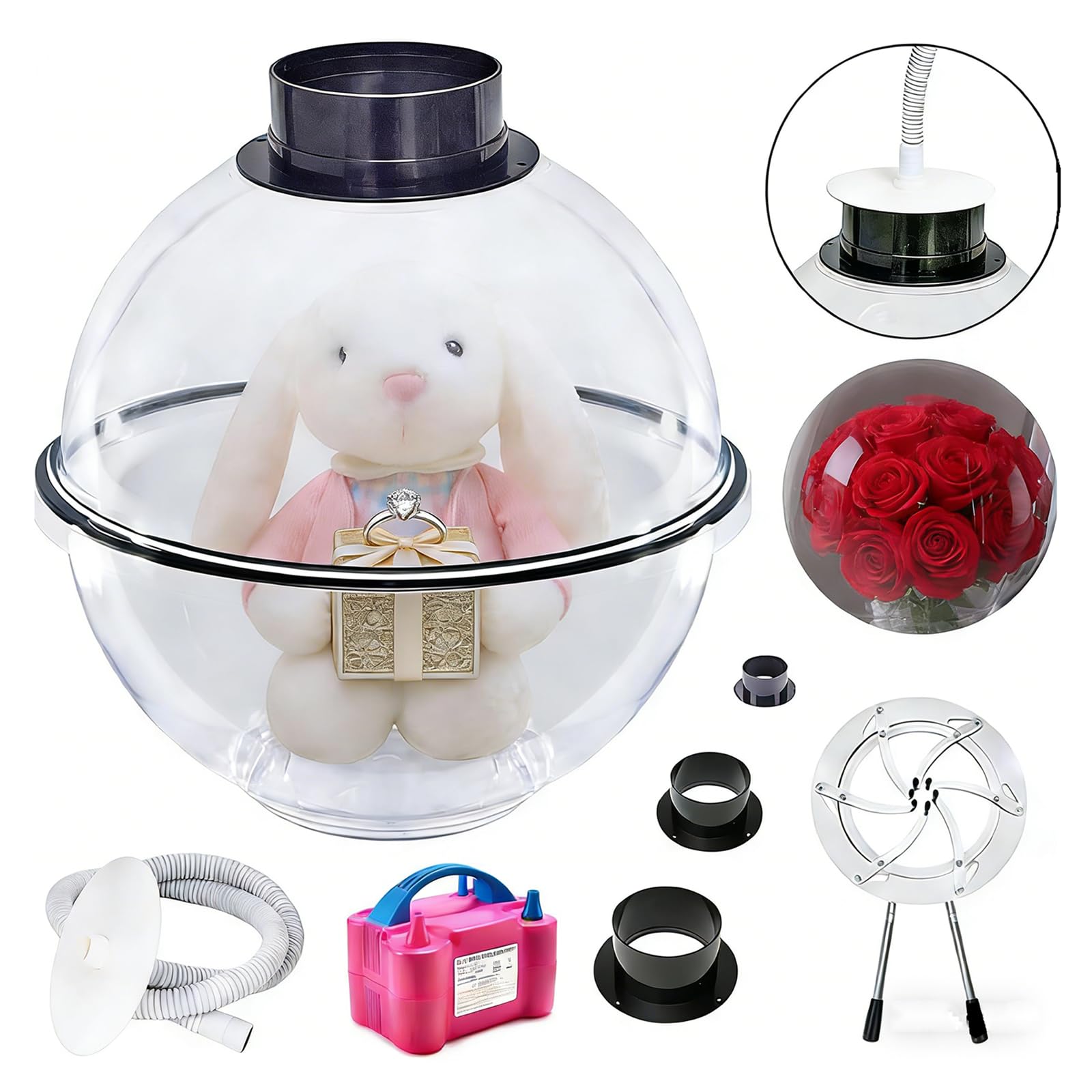 Kit de machine à remplir les ballons de fleurs et cadeaux de mariage originaux - 8