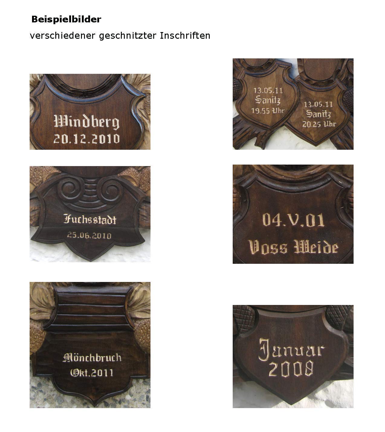 Jagd-Schnitzerei Peter Keilerbrett handgeschnitzt inkl. Abdeckung Keilerbrett 15 cm