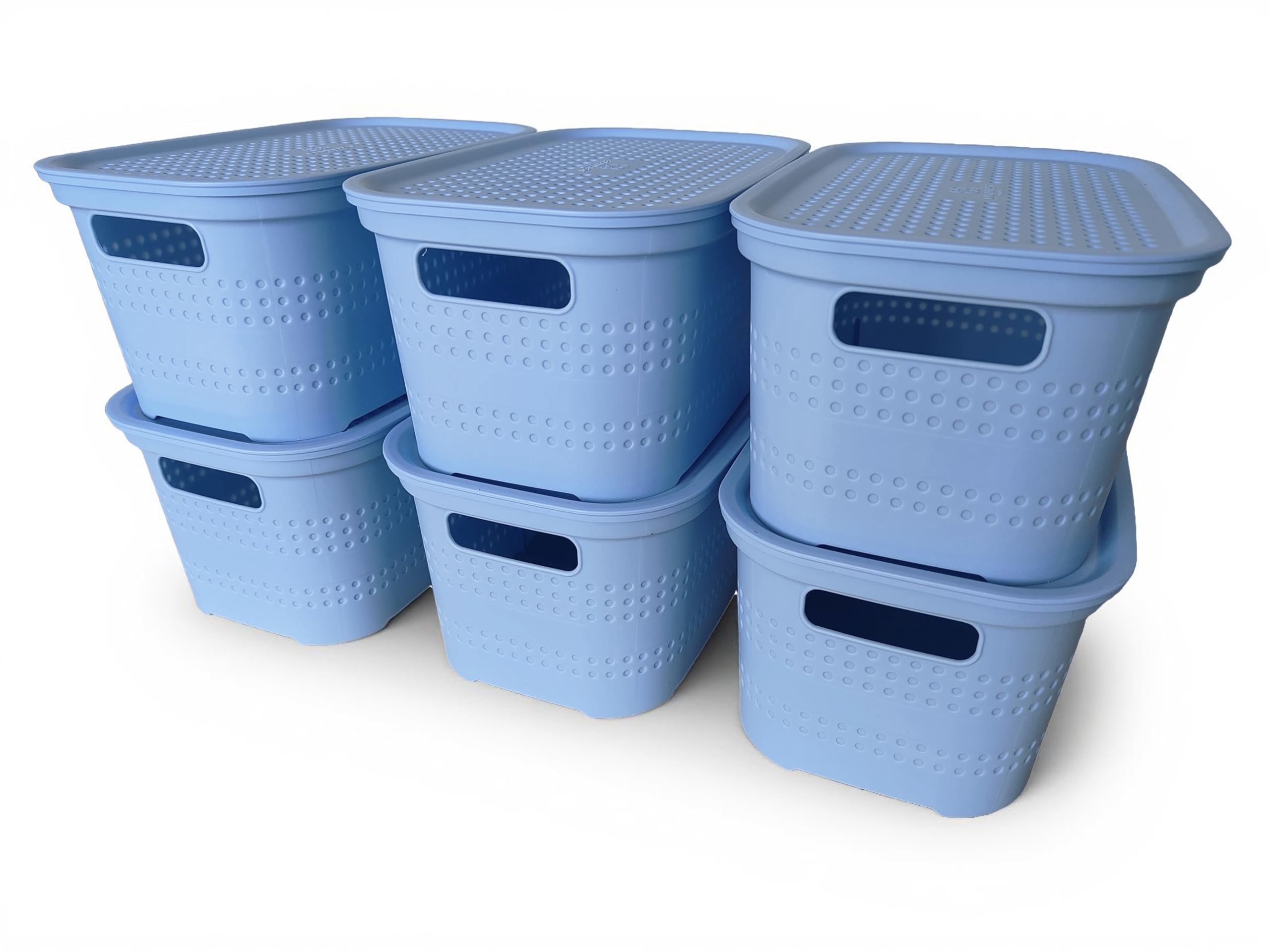 Boîte de rangement pour armoires rangements et bureaux en lot de 6 pièces