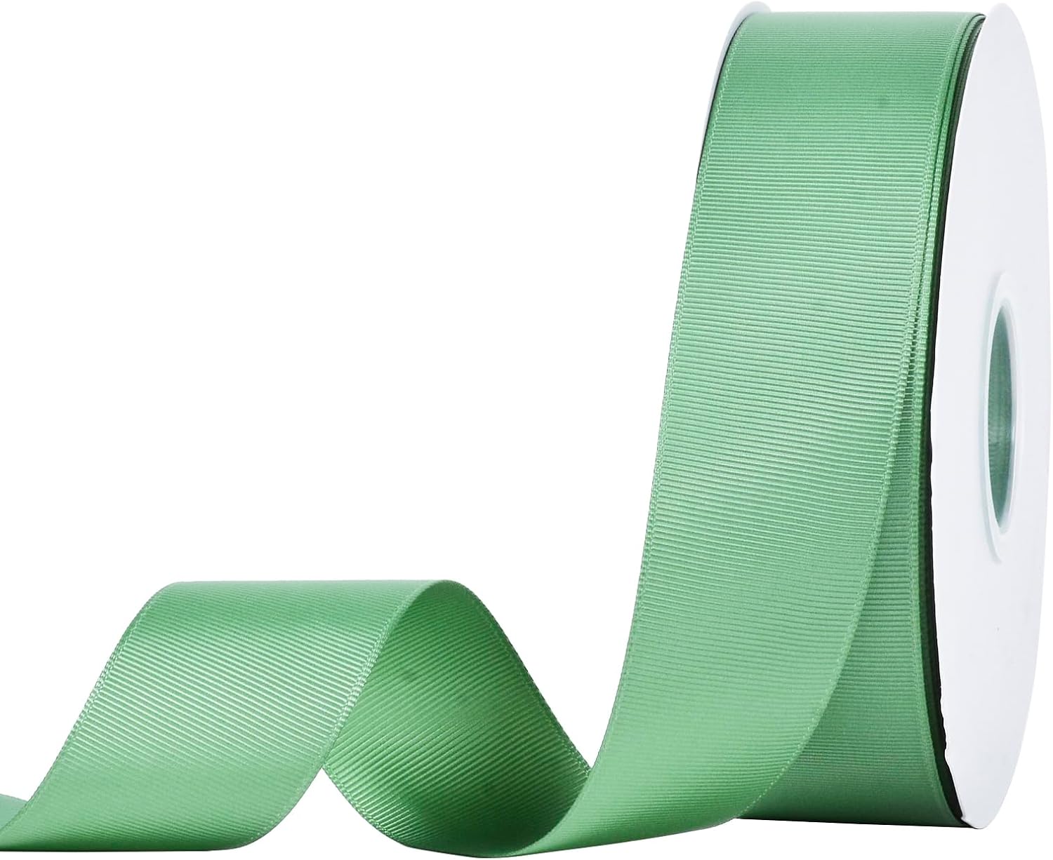 YAMA 3 inch Solid Grosgrain Ribbon Roll - 25 Yards for Gift Wrapping Ribbons,Green