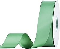 Vista 39 de Rollo de cinta de grogrén sólido YAMA de 5/8 pulgadas - 25 yardas para cintas de envolver regalos, blanco