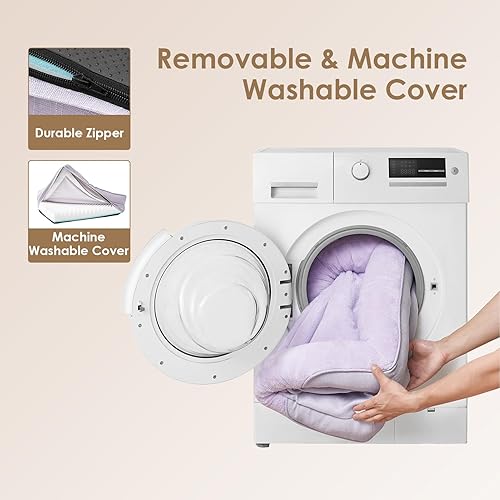 Miniatura 6 de EHEYCIGA Cama ortopédica para perros de tamaño grande, 36 x 27 x 7 pulgadas, cama grande de espuma viscoelástica con lados, forro impermeable y