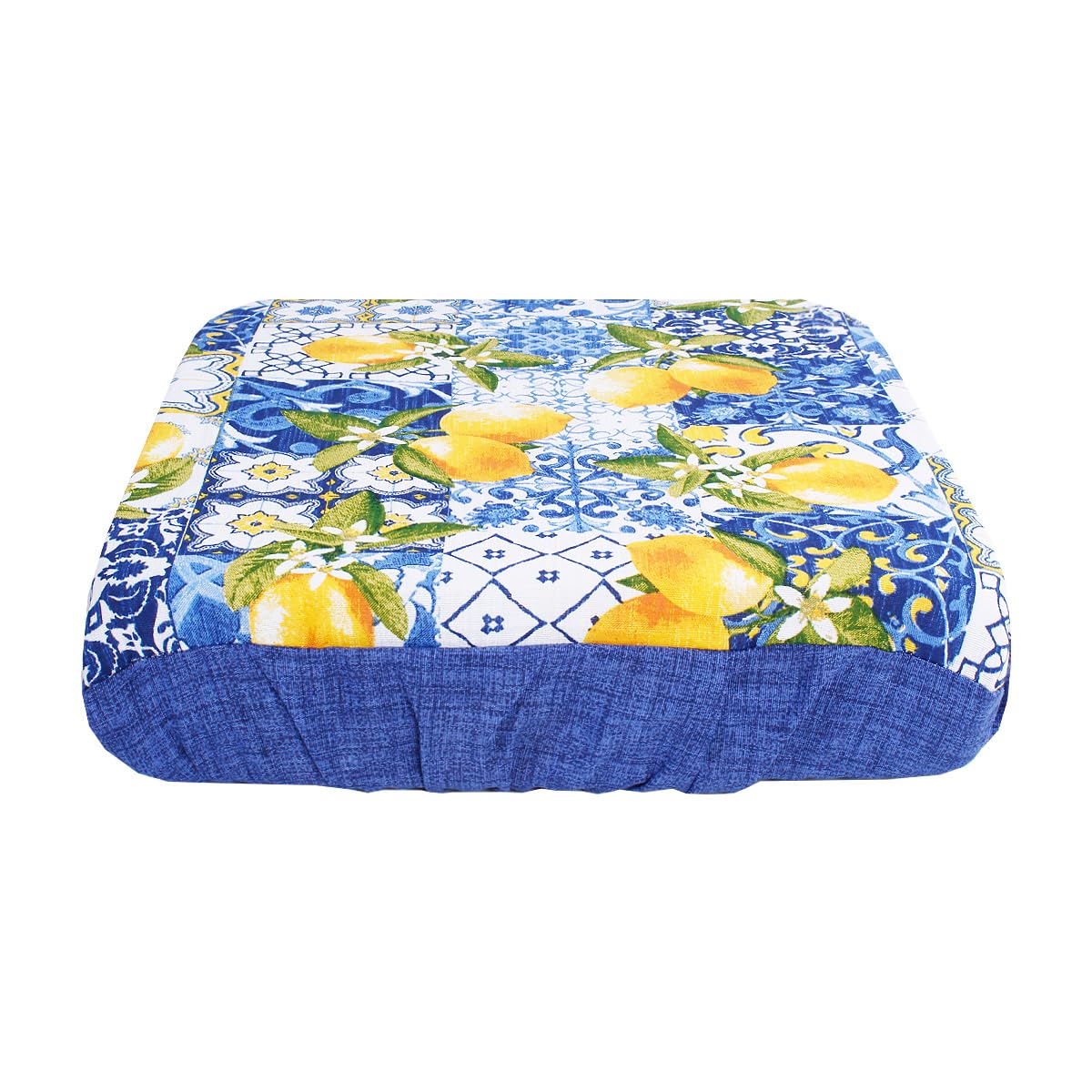 Set 6 Cuscini Per Sedia 40x40 Cm - Fantasia Ghirigori, Imbottiti E Sfoderabili