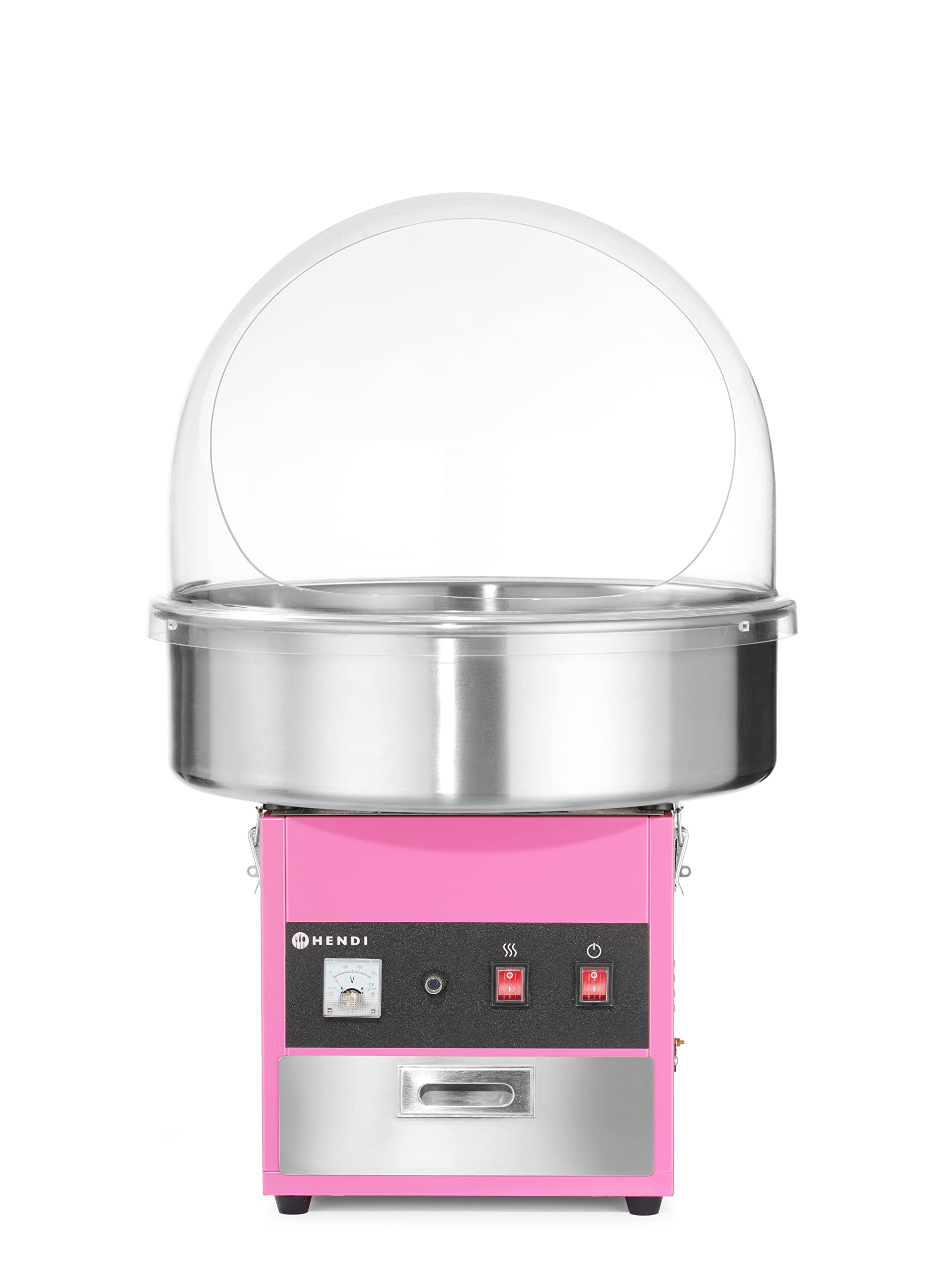 HENDI Abdeckung für Zuckerwattemaschine 282731, 520x350mm, transparent